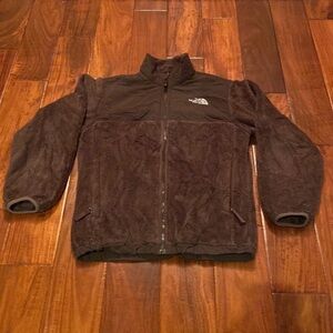 Girls The North Face Brown Fleece Jacket in Size L [LIKE NEW]
